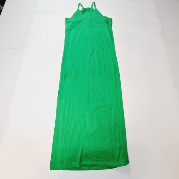 FRAME Cami Tank Dress in Grass Green XS - Picture 11 of 13